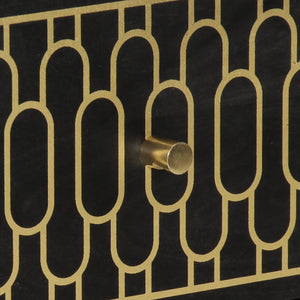 vidaXL Credenze 2 pz 60x33x75 cm in Legno Massello di Mango