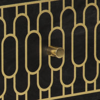 Credenze 2 pz 60x33x75 cm in Legno Massello di Mango 3206311