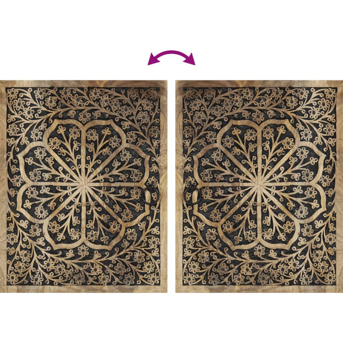 Set Mobili da Bagno 4 pz in Legno Massello di Mango 3206315