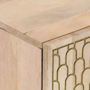 Set Mobili da Bagno 2pz in Legno Massello di Mango 3206317