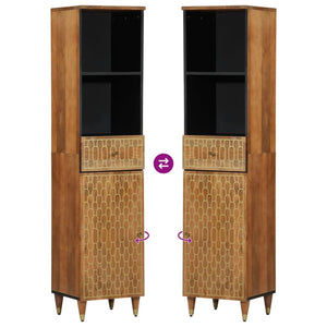 Set Mobili da Bagno 3pz in Legno Massello di Mango 3206322