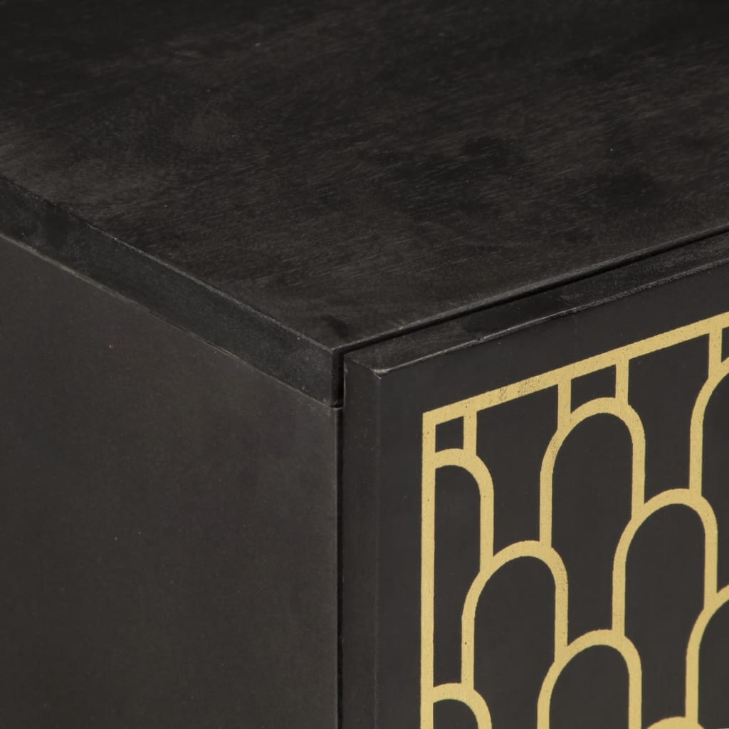 vidaXL Set Mobili da Bagno 2pz in Legno Massello di Mango