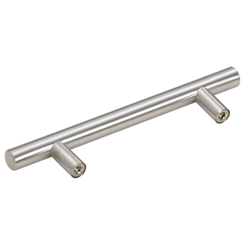 Maniglie per Mobili 10pz Argento 96mm in Acciaio Inox 155349
