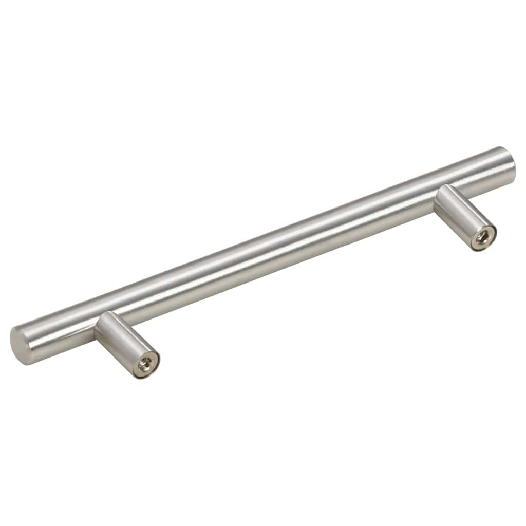 Maniglie per Mobili 10pz Argento 128mm in Acciaio Inox 155350