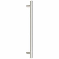 Maniglie per Mobili 5pz Argento 224mm in Acciaio Inox 155353