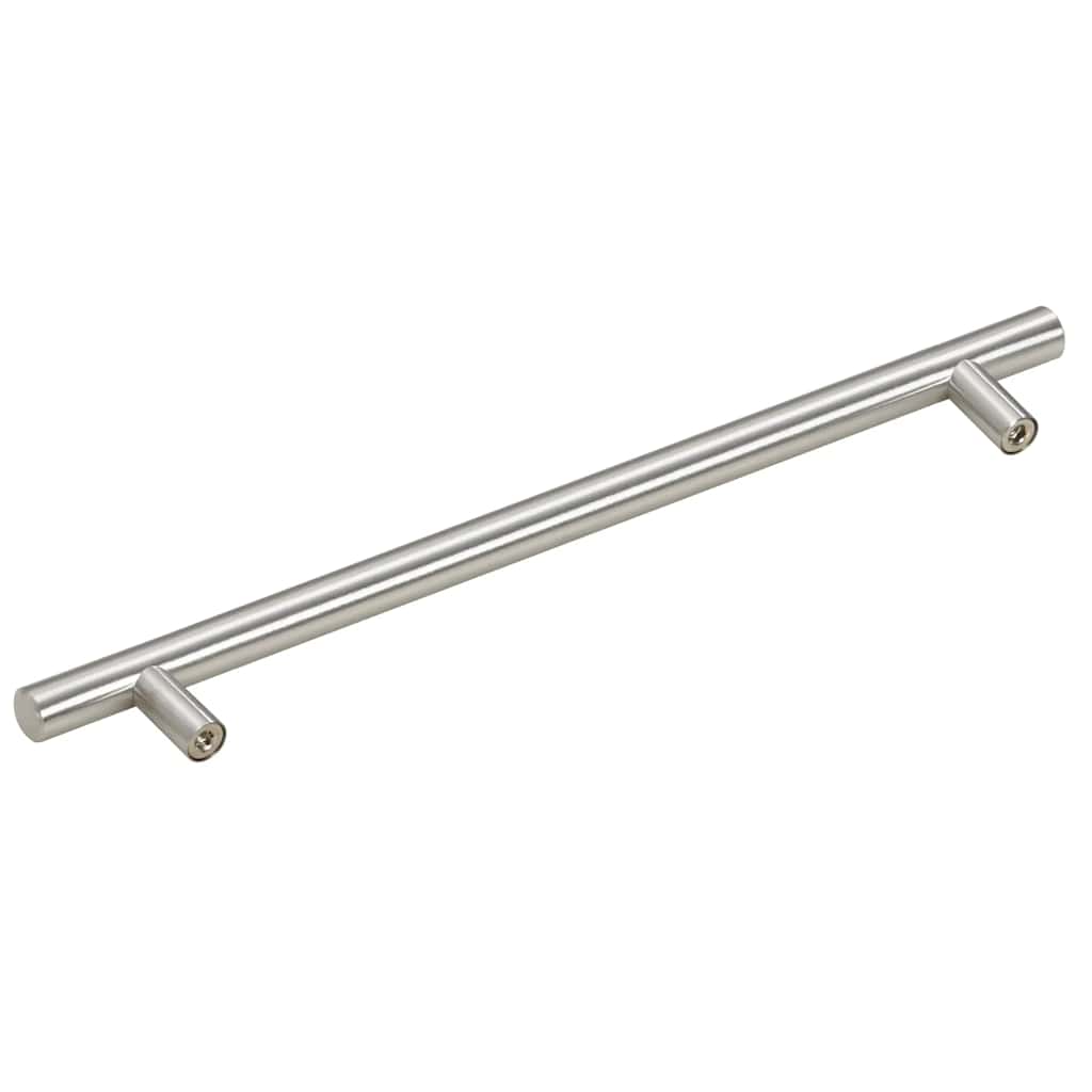 Maniglie per Mobili 5pz Argento 224mm in Acciaio Inox 155353
