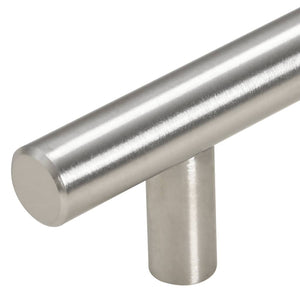 Maniglie per Mobili 5pz Argento 224mm in Acciaio Inox 155353