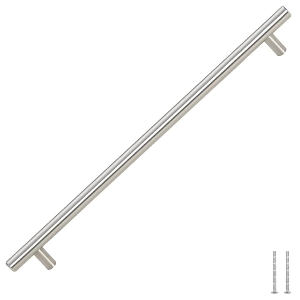 Maniglie per Mobili 5pz Argento 320mm in Acciaio Inoxcod mxl 84981