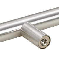 Maniglie per Mobili 5pz Argento 480mm in Acciaio Inox 155355