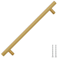Maniglie per Mobili 5pz Oro 192mm in Acciaio Inox 155360