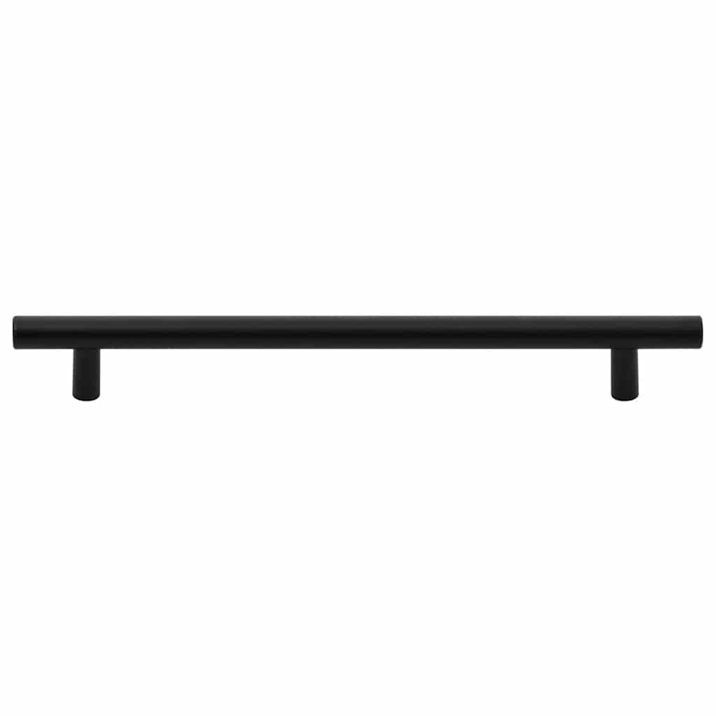 Maniglie per Mobili 5pz Nere 192mm in Acciaio Inox 155368