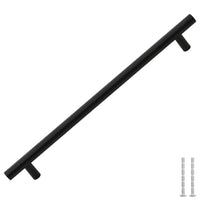 Maniglie per Mobili 5pz Nere 224mm in Acciaio Inox 155369