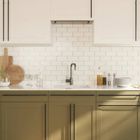 Maniglie per Mobili 5pz Nere 480mm in Acciaio Inox 155371