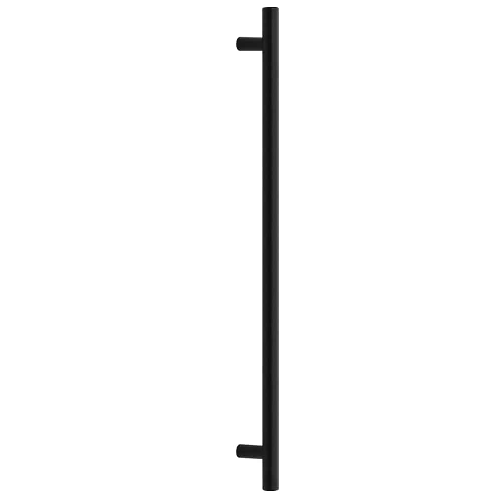 Maniglie per Mobili 5pz Nere 480mm in Acciaio Inox 155371