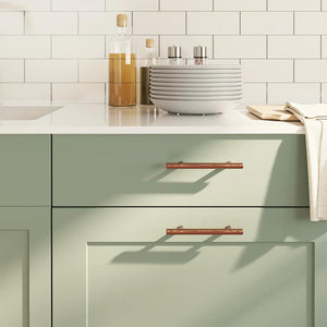 Maniglie per Mobili 10pz Bronzo 96mm in Acciaio Inoxcod mxl 132917