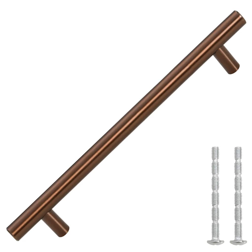 Maniglie per Mobili 10pz Bronzo 160mm in Acciaio Inox 155375