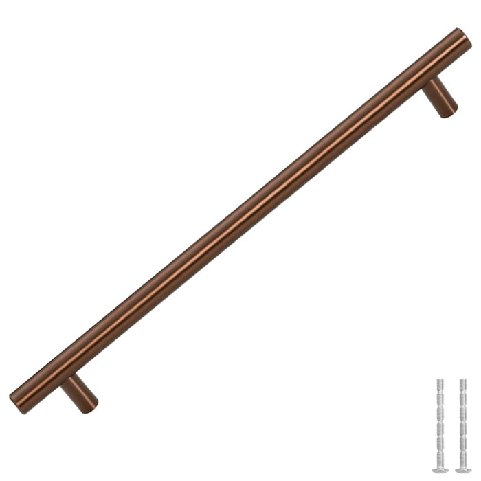 Maniglie per Mobili 5pz Bronzo 224mm in Acciaio Inoxcod mxl 84984