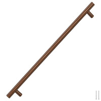 vidaXL Maniglie per Mobili 5pz Bronzo 480mm in Acciaio Inox