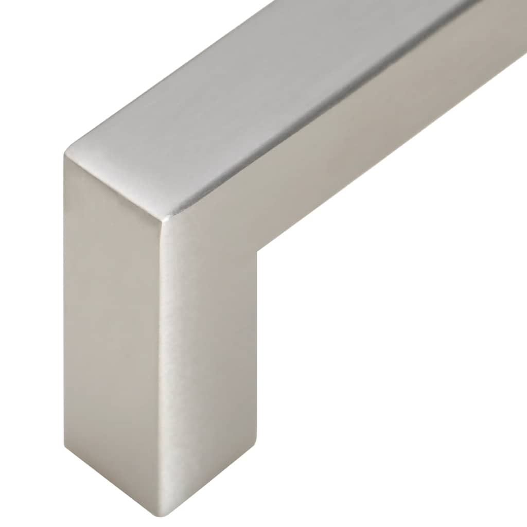 Maniglie per Mobili 10pz Argento 64mm in Acciaio Inox 155380