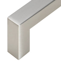 Maniglie per Mobili 10pz Argento 96mm in Acciaio Inox 155381