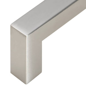 Maniglie per Mobili 10pz Argento 160mm in Acciaio Inox 155383