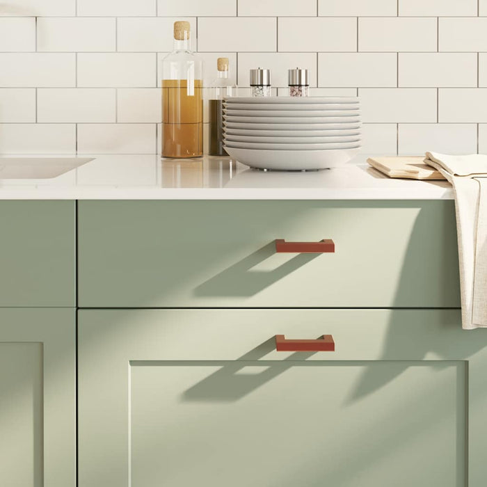 Maniglie per Mobili 10pz Bronzo 64mm in Acciaio Inox 155404