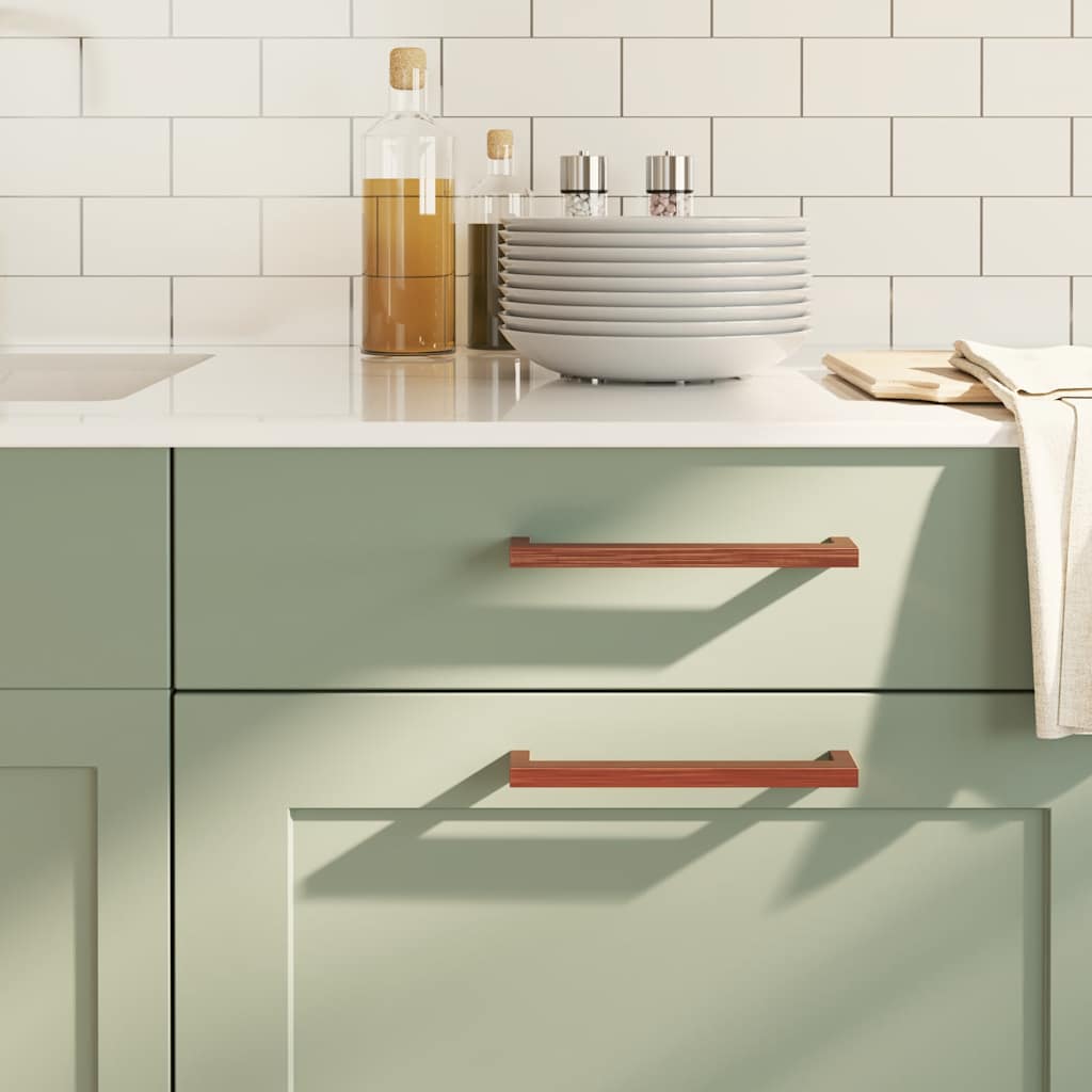 Maniglie per Mobili 5pz Bronzo 192mm in Acciaio Inox 155408