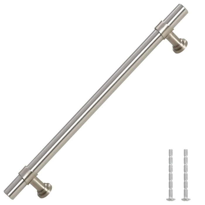 Maniglie per Mobili 10pz Argento 160mm in Acciaio Inox 155415