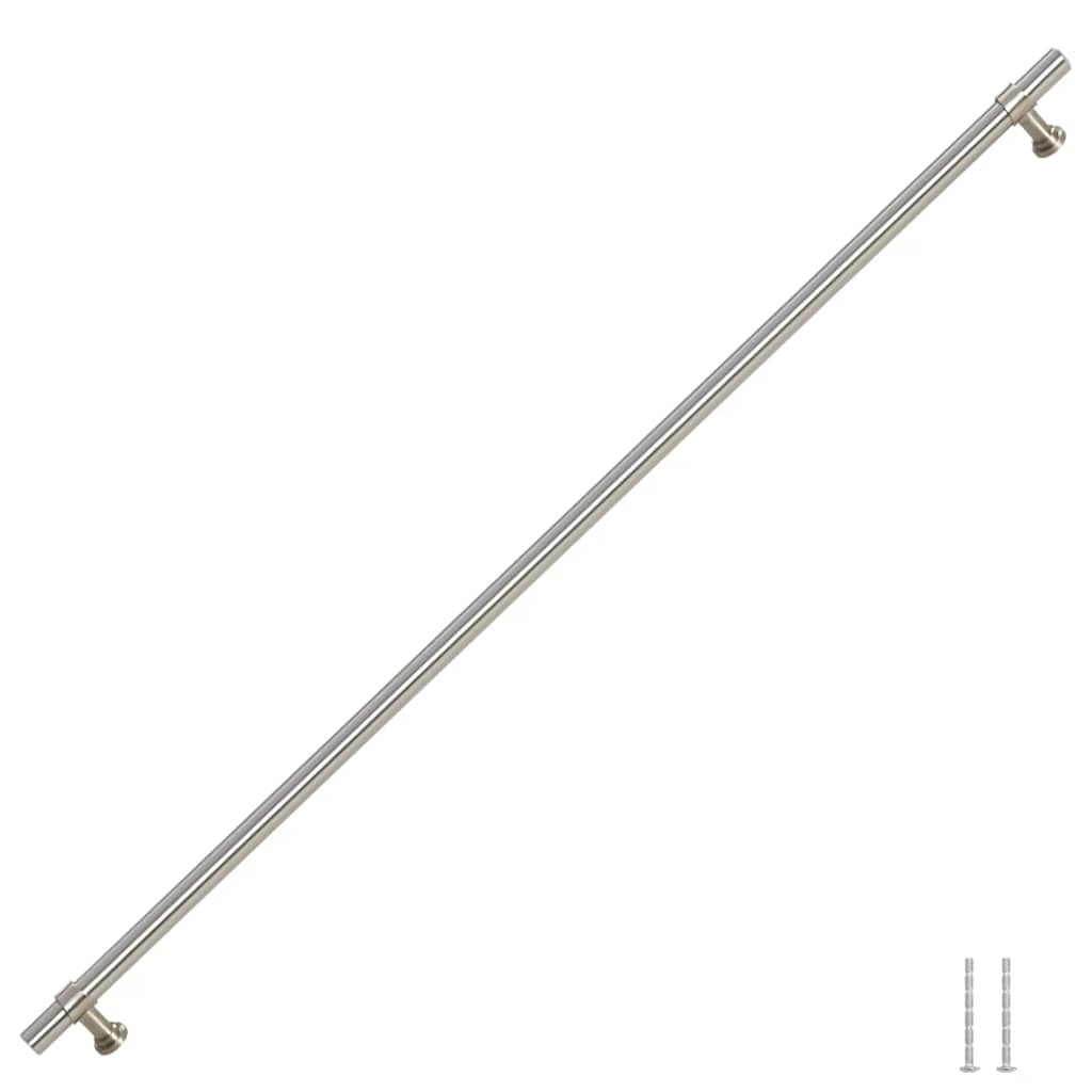 Maniglie per Mobili 5pz Argento 480mm in Acciaio Inox 155419