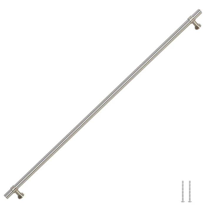 Maniglie per Mobili 5pz Argento 480mm in Acciaio Inox 155419