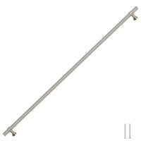 Maniglie per Mobili 5pz Argento 480mm in Acciaio Inoxcod mxl 85147