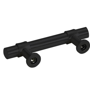 Maniglie per Mobili 10pz Nere 64mm in Acciaio Inox 155420