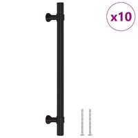 Maniglie per Mobili 10pz Nere 160mm in Acciaio Inoxcod mxl 132928