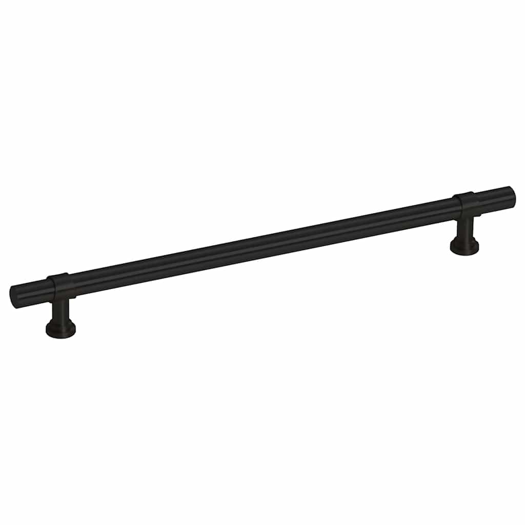 Maniglie per Mobili 5pz Nere 192mm in Acciaio Inox 155424