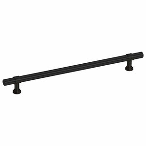 Maniglie per Mobili 5pz Nere 192mm in Acciaio Inox 155424