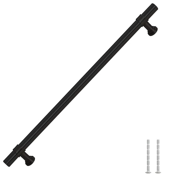 Maniglie per Mobili 5pz Nere 224mm in Acciaio Inox 155425