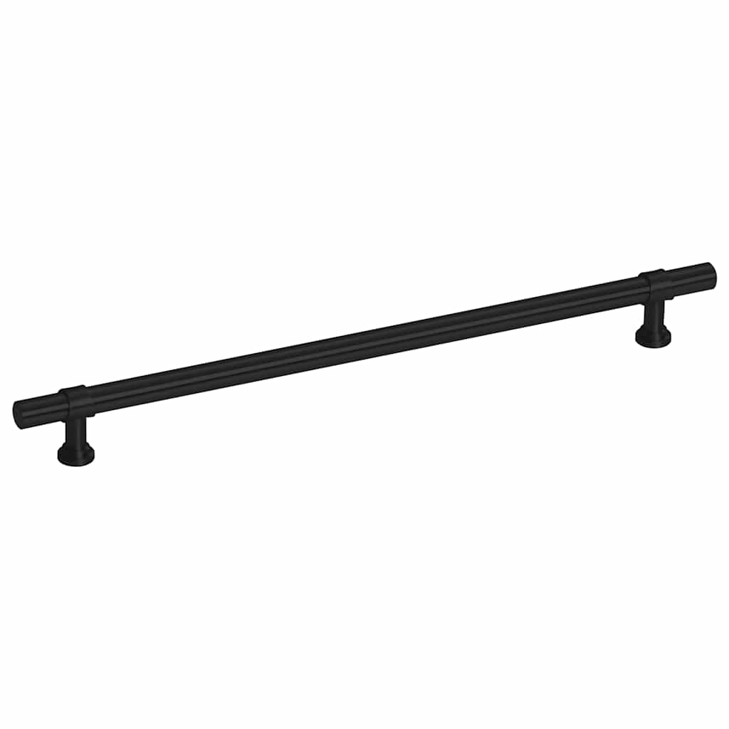 Maniglie per Mobili 5pz Nere 224mm in Acciaio Inox 155425