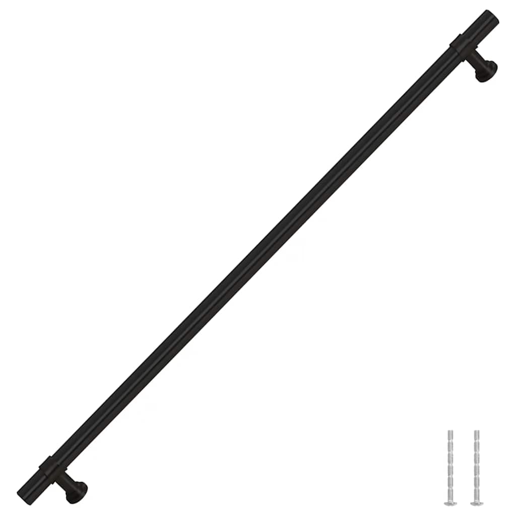 Maniglie per Mobili 5pz Nere 320mm in Acciaio Inoxcod mxl 108955