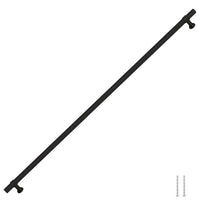 Maniglie per Mobili 5pz Nere 480mm in Acciaio Inoxcod mxl 84993