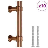 Maniglie per Mobili 10pz Bronzo 64mm in Acciaio Inox 155428