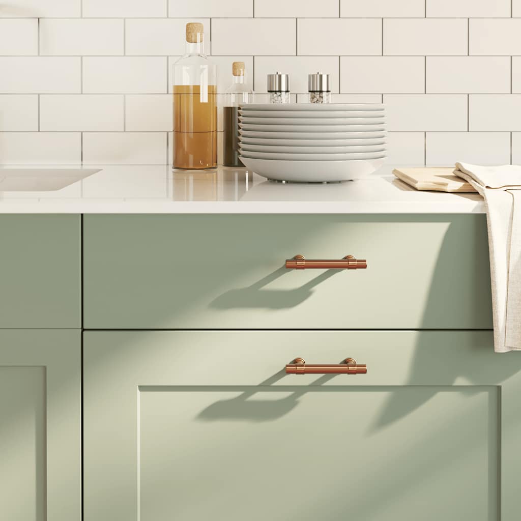 Maniglie per Mobili 10pz Bronzo 64mm in Acciaio Inoxcod mxl 132927