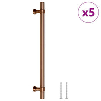 Maniglie per Mobili 5pz Bronzo 192mm in Acciaio Inox 155432