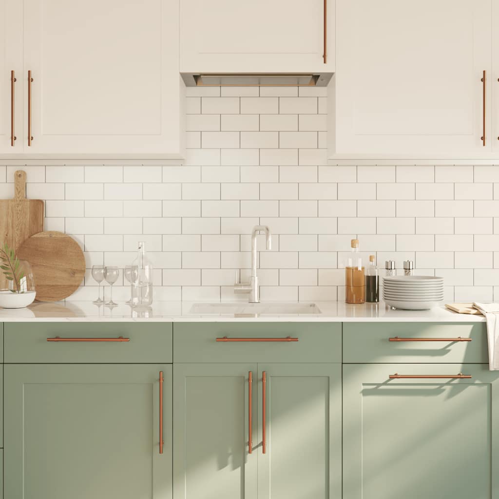 Maniglie per Mobili 5pz Bronzo 224mm in Acciaio Inox 155433