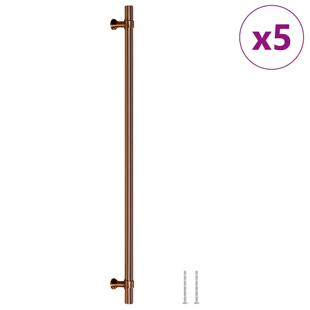 Maniglie per Mobili 5pz Bronzo 320mm in Acciaio Inox