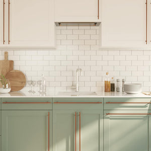 Maniglie per Mobili 5pz Bronzo 480mm in Acciaio Inox 155435