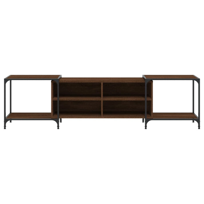 Mobile TV Rovere Marrone 203x37x50 cm in Legno Multistrato 837611