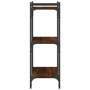 Libreria 3 Ripiani Rovere Marrone 60x30x86 cm Legno Multistrato 837651