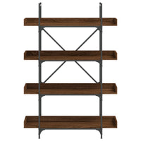 Libreria 4Ripiani Rovere Marrone 100x33x145,5 Legno Multistrato 837696