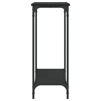 Tavolino Consolle Nero 101x30,5x75 cm in Legno Multistrato