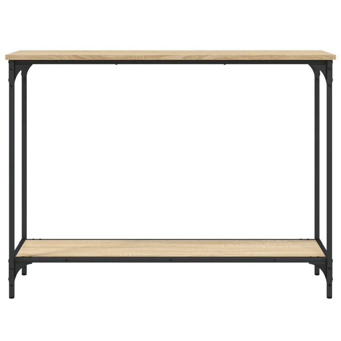 Tavolino Consolle Rovere Sonoma 101x30,5x75cm Legno Multistrato 837703